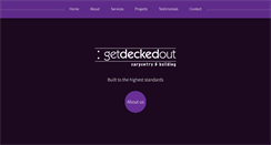 Desktop Screenshot of getdeckedout.com.au
